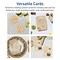Avery Printable Arched Rectangle Flat Cards, Sure Feed Technology, 5" x 7", Matte Kraft Brown Cardstock, Laser/Inkjet Printable, 20 Total, Great for Product Branding, Marketing, and More